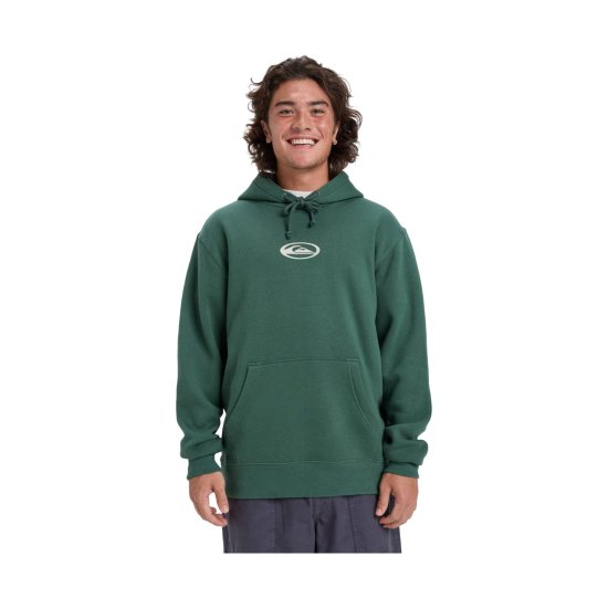 QUIKSILVER - Felpa con cappuccio Salt Water Graphic uomo