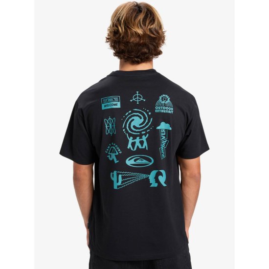 QUIKSILVER - T-SHIRT PTO WELCOME ALL UOMO