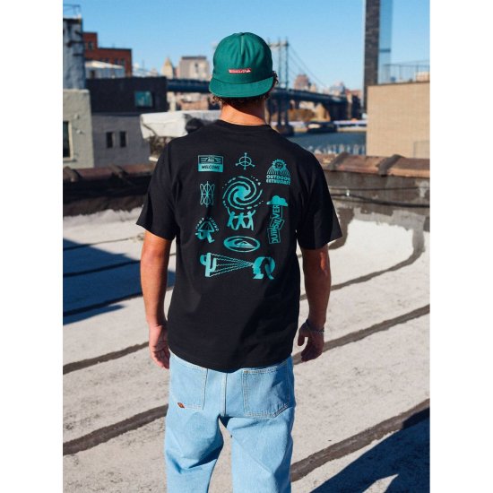 QUIKSILVER - T-SHIRT PTO WELCOME ALL UOMO