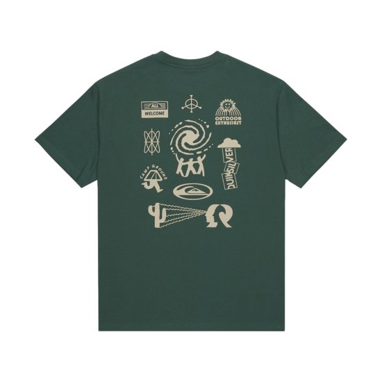 QUIKSILVER - T-SHIRT PTO WELCOME ALL UOMO