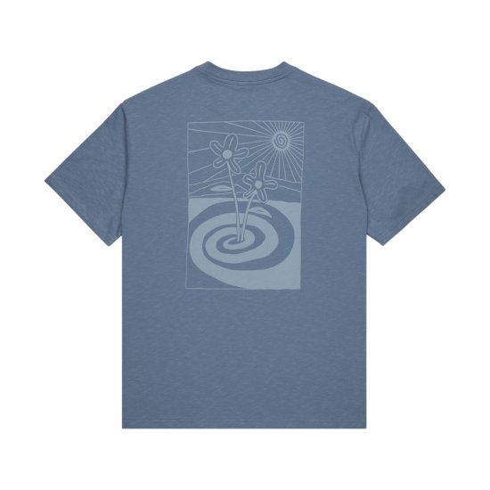 QUIKSILVER - T-SHIRT CL SKIPPING STONES UOMO