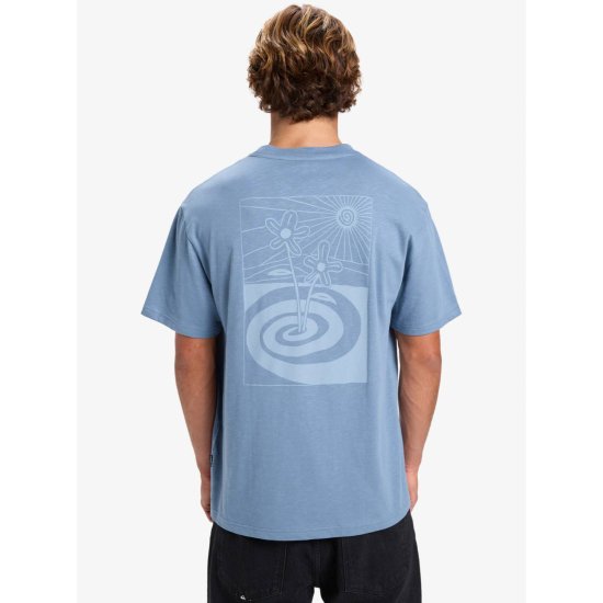 QUIKSILVER - T-SHIRT CL SKIPPING STONES UOMO