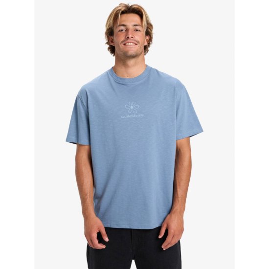 QUIKSILVER - T-SHIRT CL SKIPPING STONES UOMO