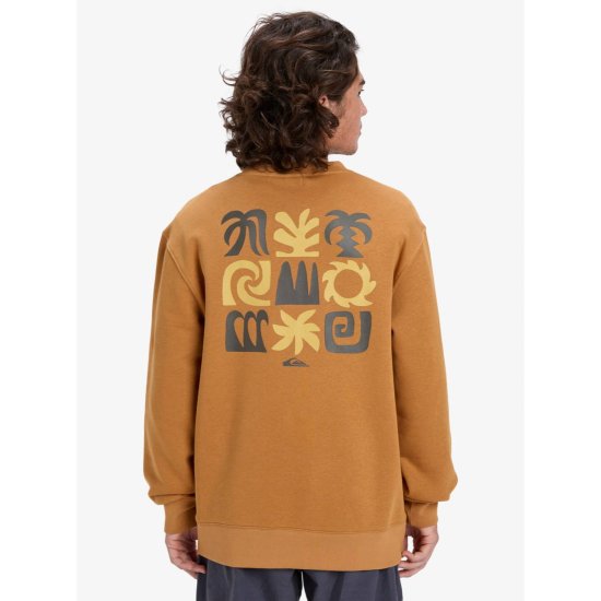 QUIKSILVER - FELPA SALT WATER GRAPHIC UOMO