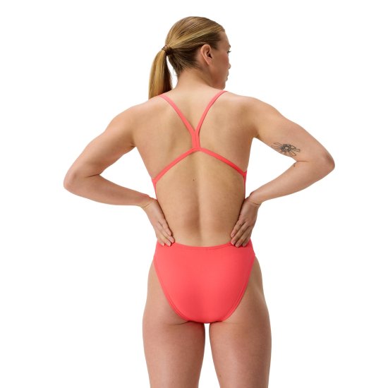 SPEEDO - Costume da bagno Eco+ Solid V-Back 2.0 donna