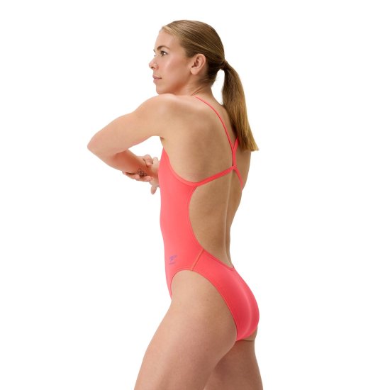 SPEEDO - Costume da bagno Eco+ Solid V-Back 2.0 donna