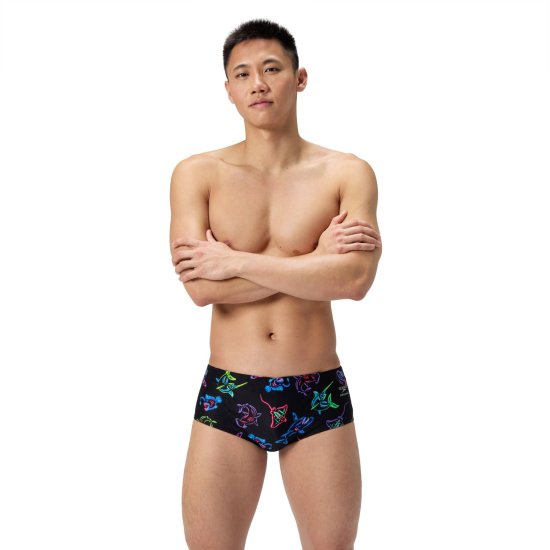 SPEEDO - Costume da bagno Eco+ ML Print 13.5 cm Brief uomo