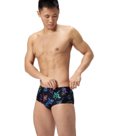SPEEDO - Costume da bagno Eco+ ML Print 13.5 cm Brief uomo