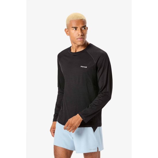 NNORMAL - T-SHIRT MANICHE LUNGHE MERINO UOMO