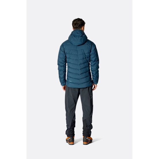 Rab - Piumino con cappuccio Infinity Windstopper uomo