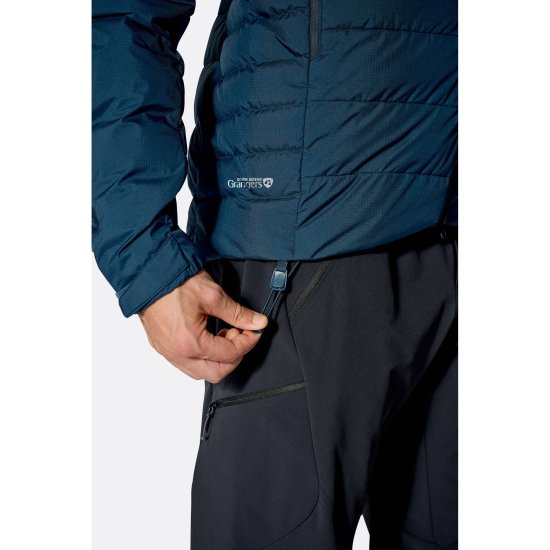 Rab - Piumino con cappuccio Infinity Windstopper uomo