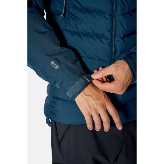 Rab - Piumino con cappuccio Infinity Windstopper uomo
