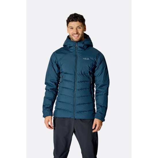 Rab - Piumino con cappuccio Infinity Windstopper uomo