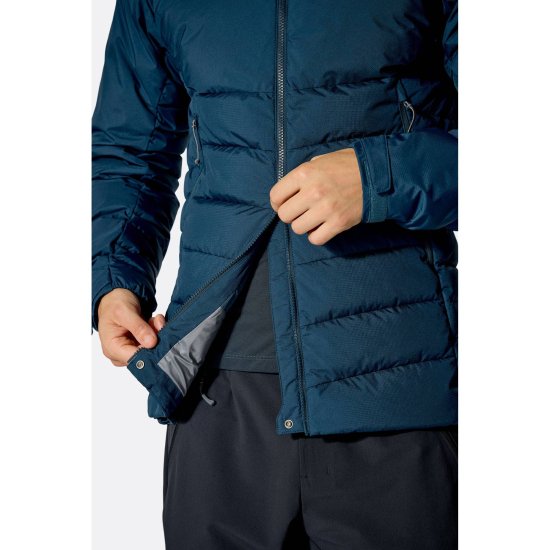 Rab - Piumino con cappuccio Infinity Windstopper uomo