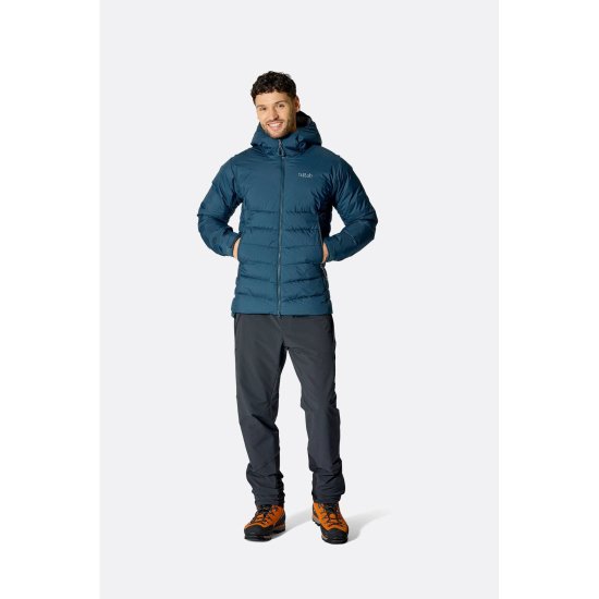 Rab - Piumino con cappuccio Infinity Windstopper uomo