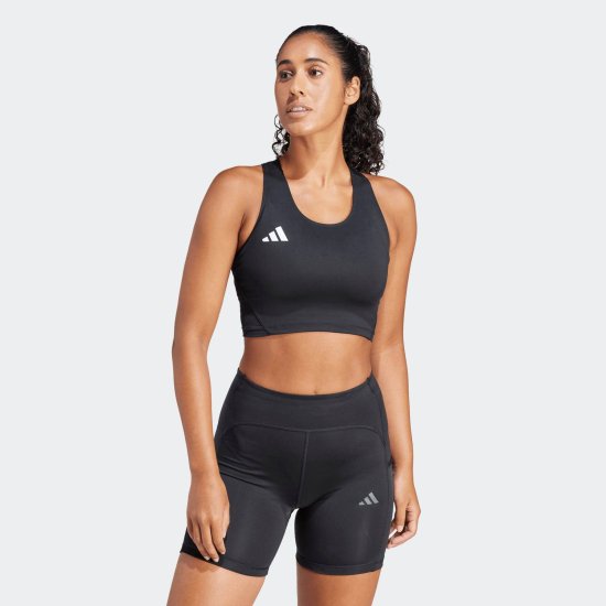 ADIDAS - Crop top running con tasca per gel Adizero donna