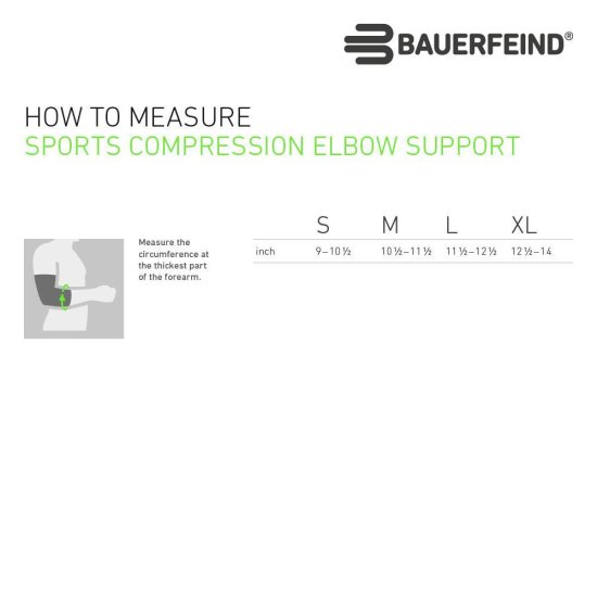 Bauerfeind - Coudière Sports Compression Elbow Support