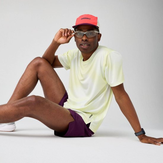 BROOKS - Maglia Dash Printed uomo