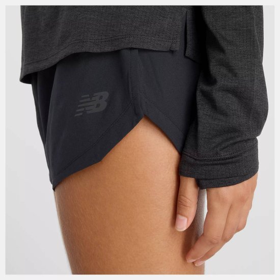 NEW BALANCE - T-shirt Athletics a manica lunga da donna