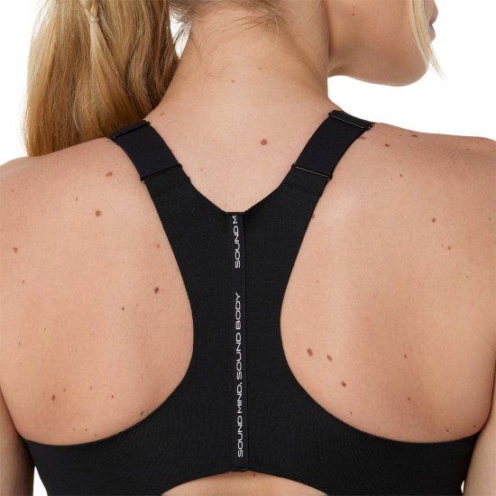 ASICS - Reggiseno con zip Road Combination