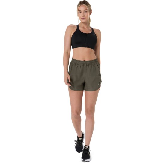 ASICS - Reggiseno con zip Road Combination