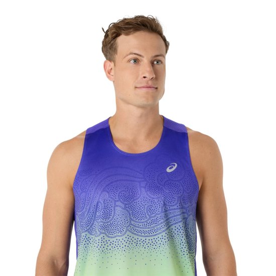 ASICS - Canotta ROAD FADE SINGLET Uomo
