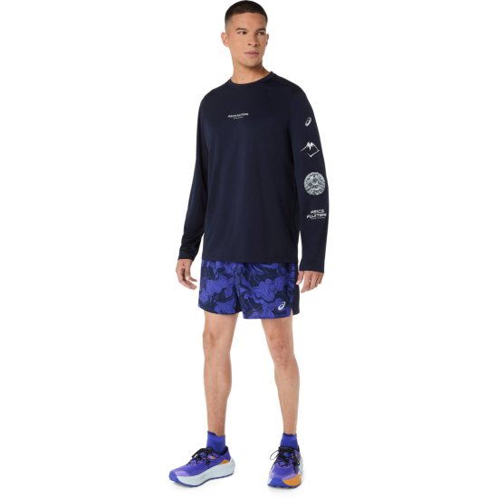 ASICS - Pantaloncino da running FUJITRAIL ALL OVER PRINT 5 in 1