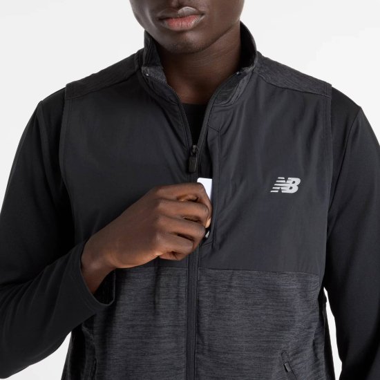NEW BALANCE - Smanicato RC Essential Heat Grid uomo