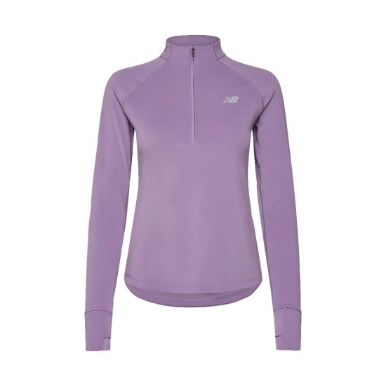 NEW BALANCE - Maglia NB Harmony mezza-zip donna