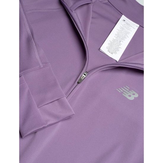 NEW BALANCE - Maglia NB Harmony mezza-zip donna