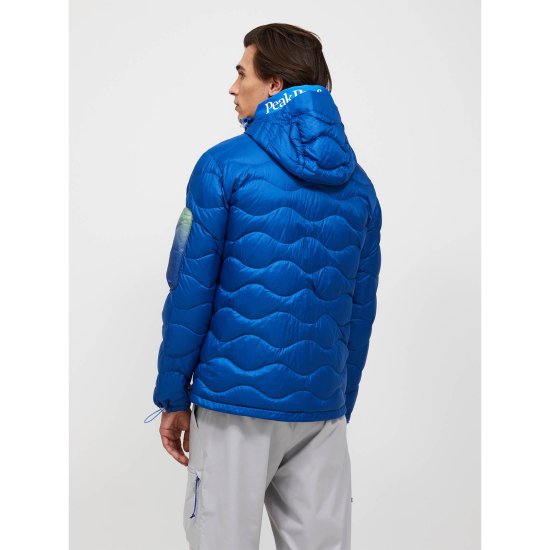 PEAK PERFORMANCE - Piumino Helium AOP Utility Down Hood uomo