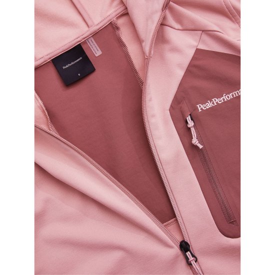 PEAK PERFORMANCE - Pile tecnica Utility Light Zip Hood donna
