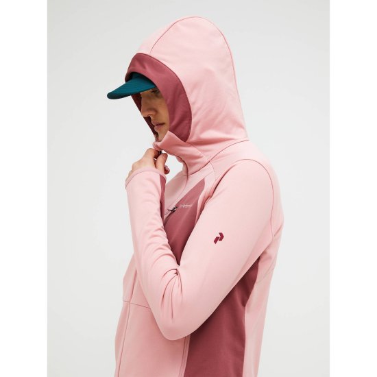 PEAK PERFORMANCE - Pile tecnica Utility Light Zip Hood donna