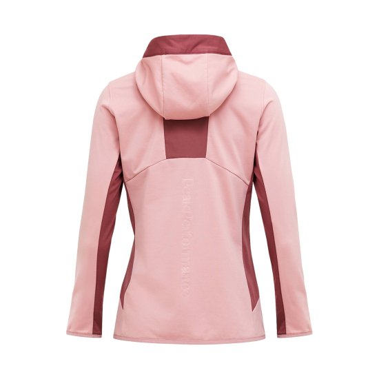 PEAK PERFORMANCE - Pile tecnica Utility Light Zip Hood donna