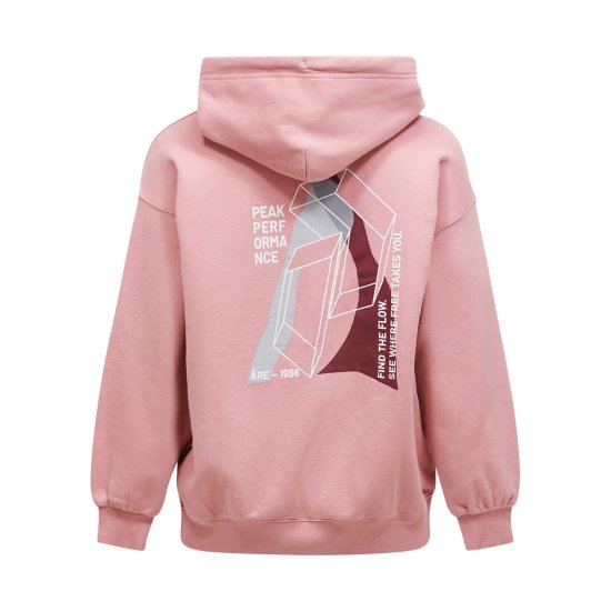 PEAK PERFORMANCE - Felpa con cappuccio Terry Graphic donna