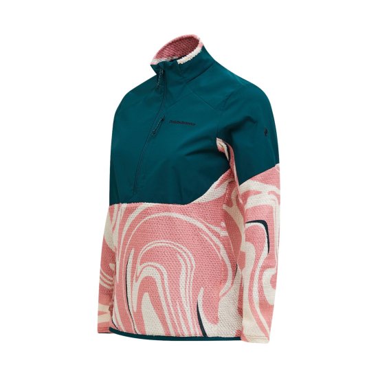 PEAK PERFORMANCE - Giacca AOP Freelight Alpha Half Zip donna