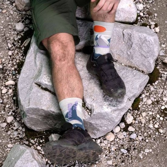 BV SPORT - Calze TREK SUMMIT Lyocell Alpi Blu