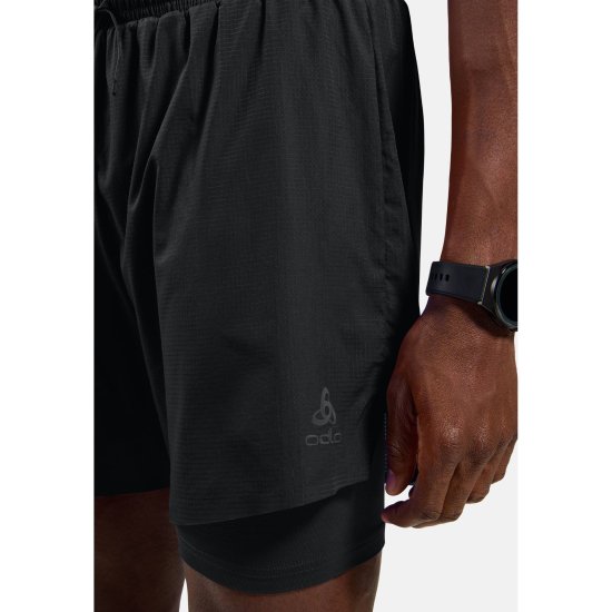 ODLO - Pantaloncino da running 2 in 1 Zeroweight uomo