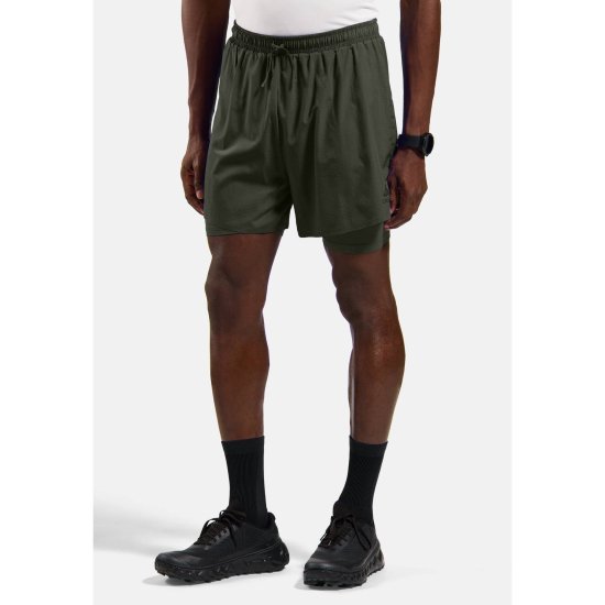 ODLO - Pantaloncino da running 2 in 1 Zeroweight uomo