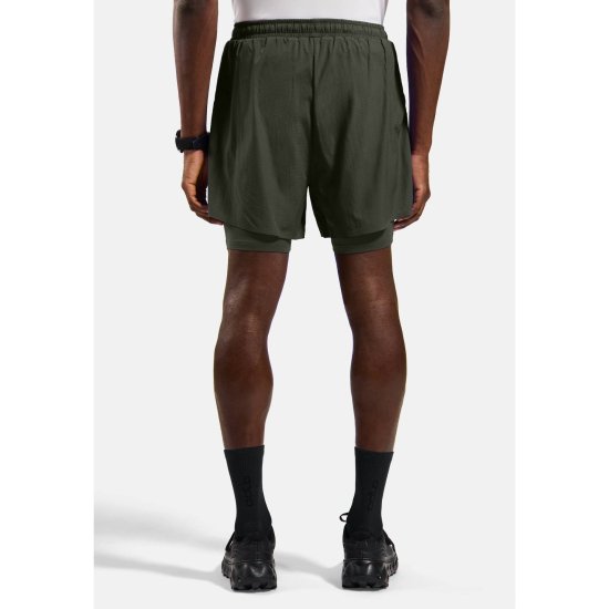 ODLO - Pantaloncino da running 2 in 1 Zeroweight uomo