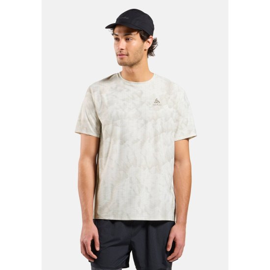 ODLO - T-shirt Zeroweight Chill-Tec print uomo