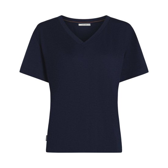ICEBREAKER - T-shirt scollo a V 150 Tech Lite Relax V Neck donna