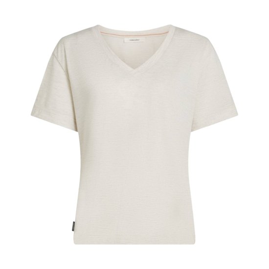 ICEBREAKER - T-shirt scollo a V 150 Tech Lite Relax V Neck donna