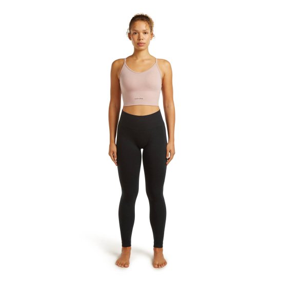 ICEBREAKER - Reggiseno Merino 260 senza cuciture a coste canotta con spalline sottili donna