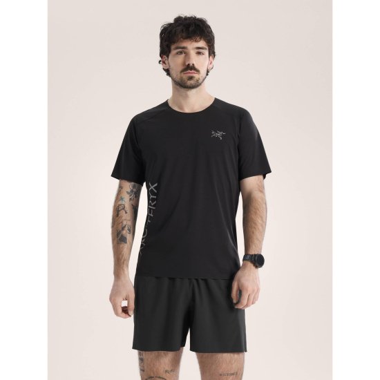 ARCTERYX - Maglietta con logo Norvan Downword Uomo