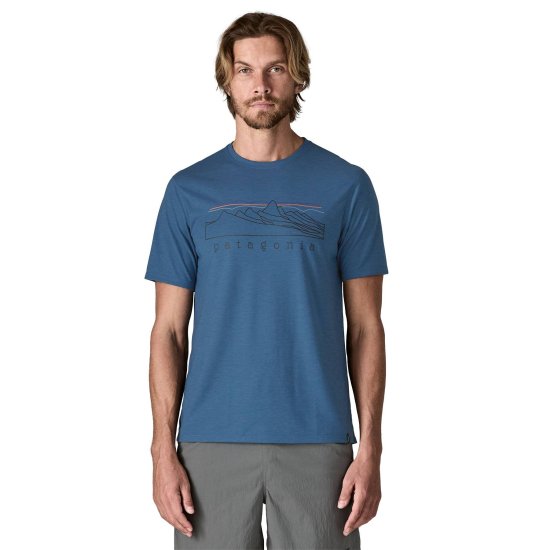 PATAGONIA - T-shirt Capilene Cool Trail Stratapeaks uomo
