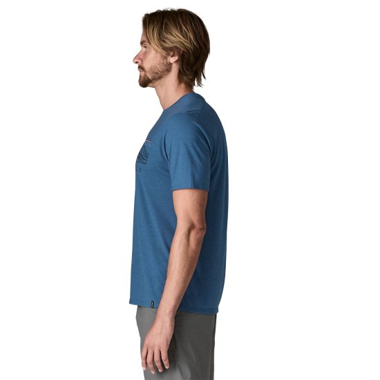 PATAGONIA - T-shirt Capilene Cool Trail Stratapeaks uomo