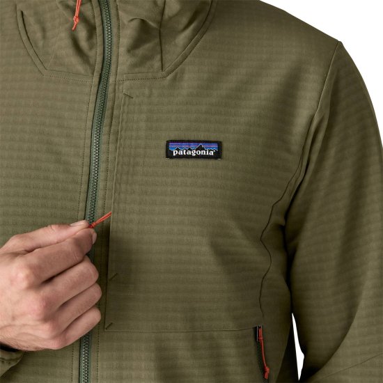 PATAGONIA - Giacca in pile R1 TechFace Hoody uomo