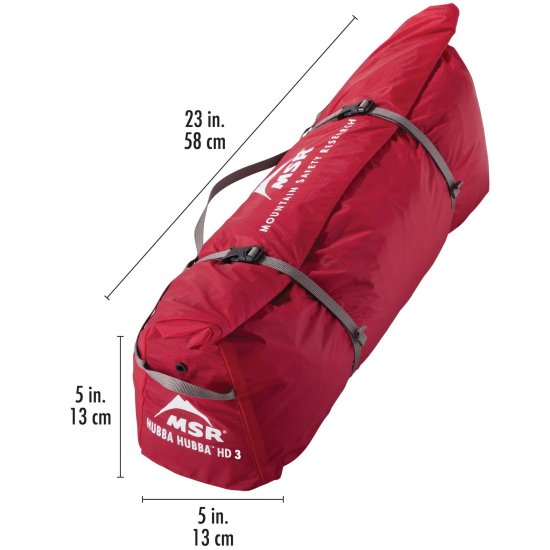 MSR - Tenda da escursionismo per 3 persone Hubba Hubba HD 3