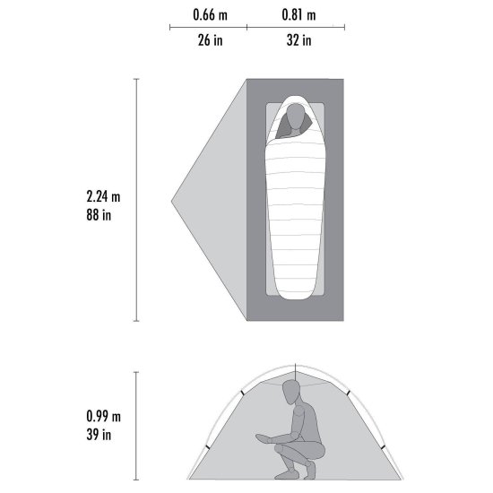 MSR - Tenda Hubba Hubba LT 1 persona